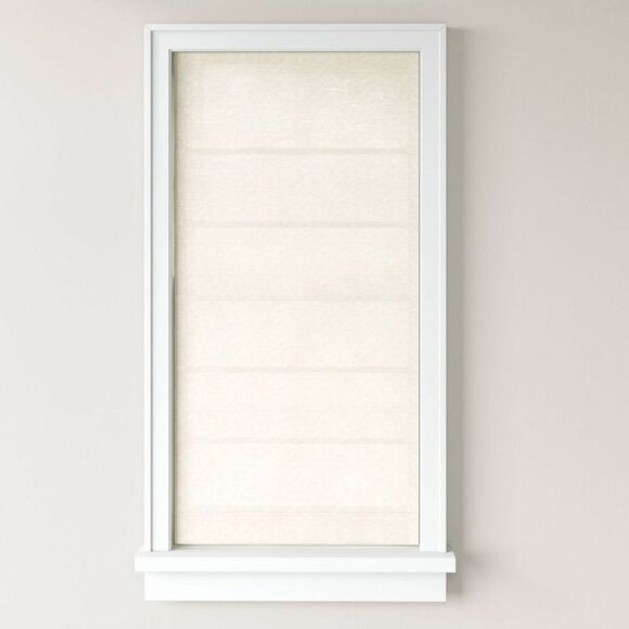 Threshold - 1pc 33"x64" Light Filtering Cordless Jute-Like Rom Orange - Picture 3 of 3